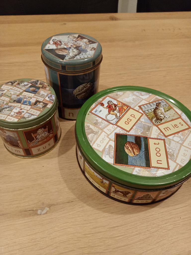 Aap Noot Mies blikje divers, Ophalen of Verzenden, Gebruikt, Overige, Overige merken