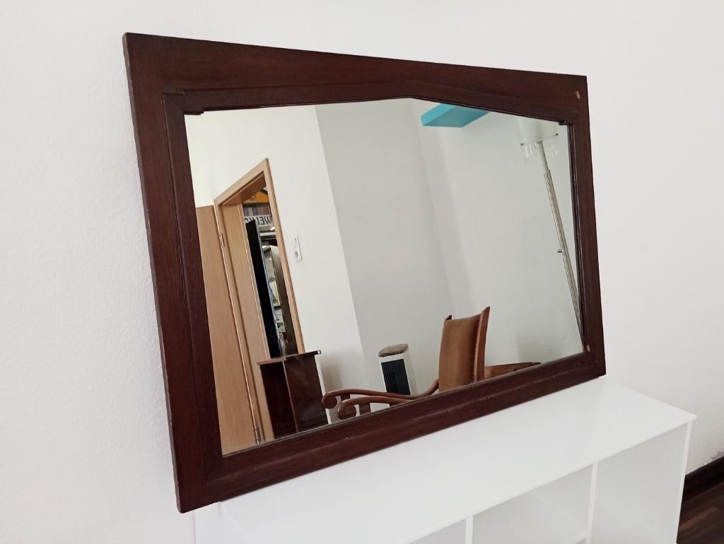 Grote vintage spiegel, Huis en Inrichting, Woonaccessoires | Spiegels, Ophalen, Gebruikt, 100 tot 125 cm, Minder dan 100 cm