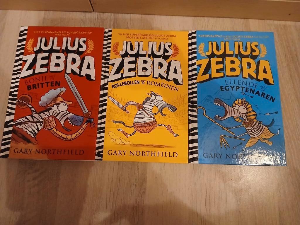 GARY NORTHFIELD - Julius Zebra boeken 1, 2 en 3, Ophalen of Verzenden, Gelezen, Fictie algemeen