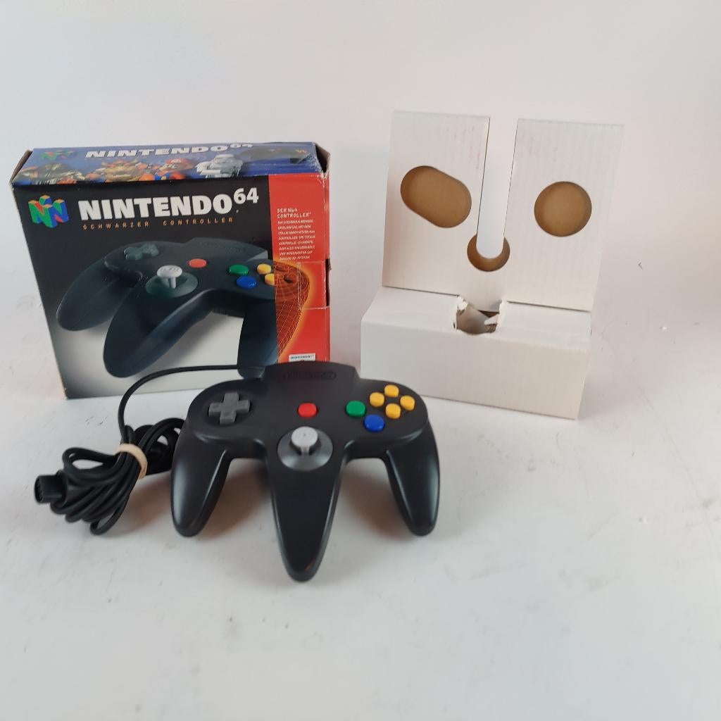 NIntendo 64 controller in doos + memory kaart || €49.99, Ophalen of Verzenden, Zo goed als nieuw, X, Met 1 controller
