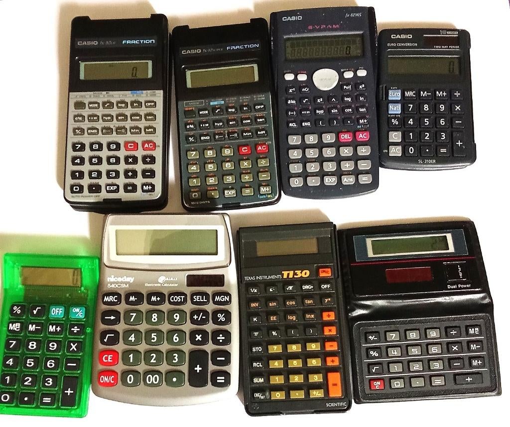 TK VERZAM CALCULATOR REKENM O.A CASIO SUPER FRACTION FX 82LB, Ophalen of Verzenden, Gebruikt
