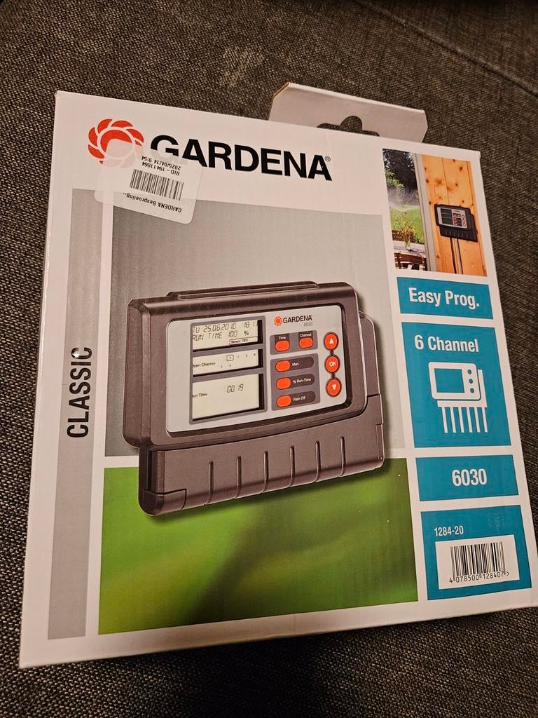Gardena Classic 6030 Besproeiingscomputer, Tuin en Terras, Bewateringscomputers, Ophalen of Verzenden, Nieuw