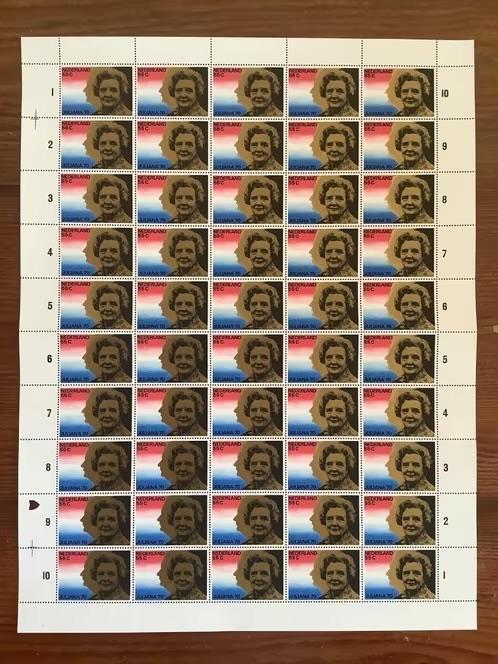 70 jaar Juliana NVPH 1174 in compleet vel, Postzegels en Munten, Ophalen of Verzenden, Postfris