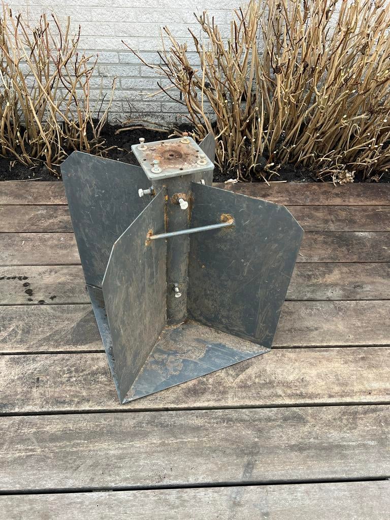 Parasolvoet / Anker - Groot en Stevig, Ophalen, Gebruikt, 3 tot 4 meter, Parasolvoet