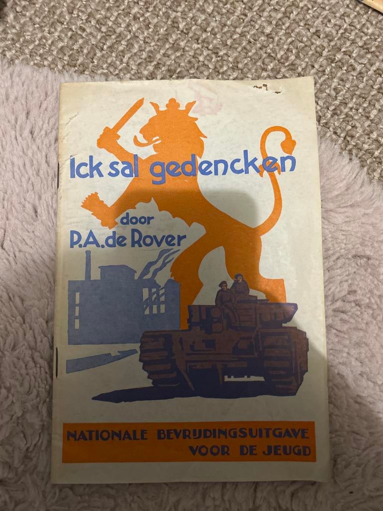 'Ick sal gedencken' - Bevrijdingsuitgave 1945, Ophalen of Verzenden, Tweede Wereldoorlog, Gelezen, Overige onderwerpen