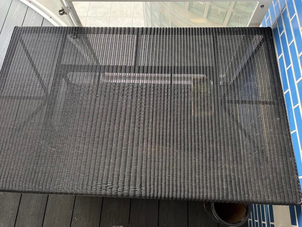 Borek tuintafel, Tuin en Terras, Tuinsets en Loungesets, Ophalen, Eettafel, Rotan, 6 zitplaatsen