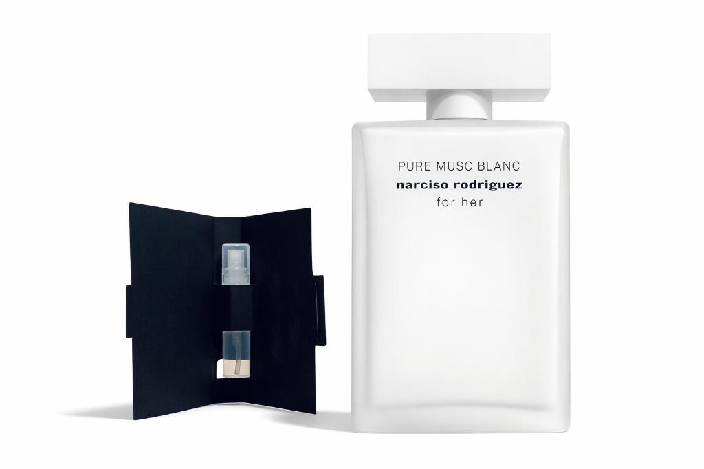 Narciso Rodriguez Pure Musc Blanc(sample 1,2ml)parfum decant, Sieraden, Tassen en Uiterlijk, Uiterlijk | Parfum, Nieuw, Ophalen of Verzenden
