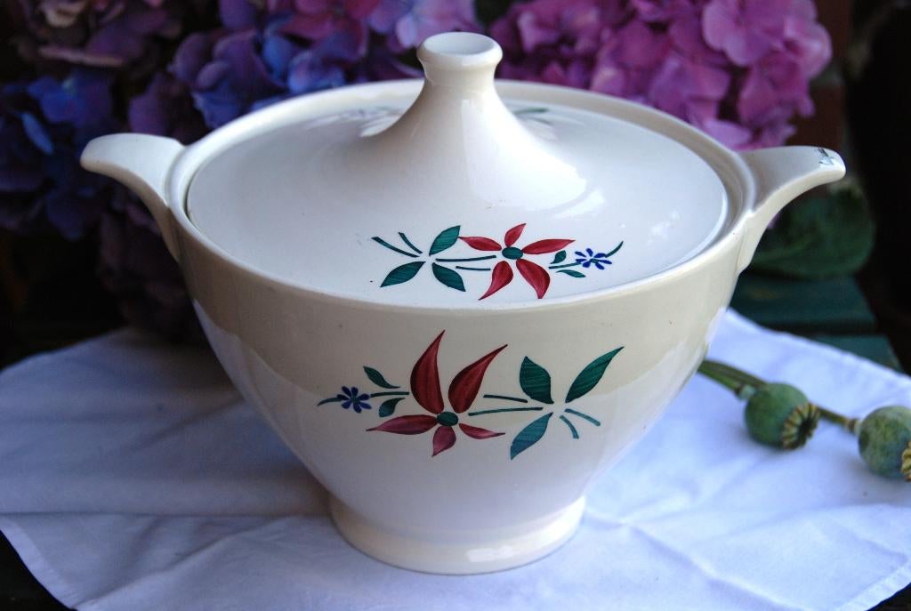 soepterine van CALIFORNIA 2 soepkommen, Ophalen of Verzenden