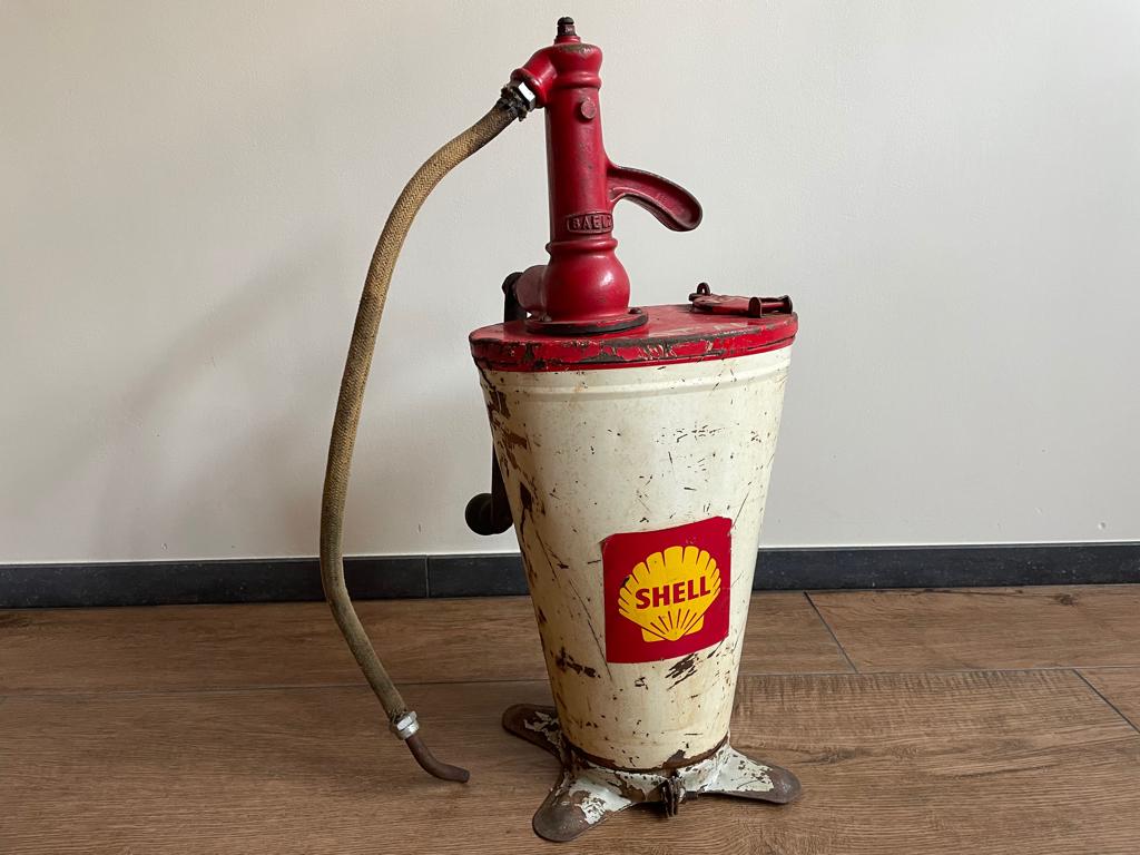Shell oliepomp vintage, Ophalen of Verzenden, Gebruikt, Auto's