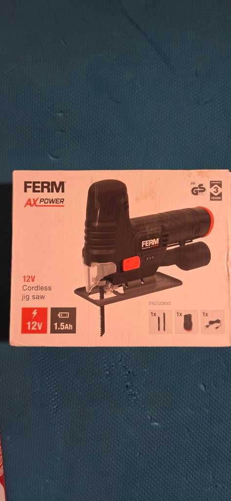 Ferm decoupeerzaag, Ophalen of Verzenden, Minder dan 600 watt, Vlakschuurmachine