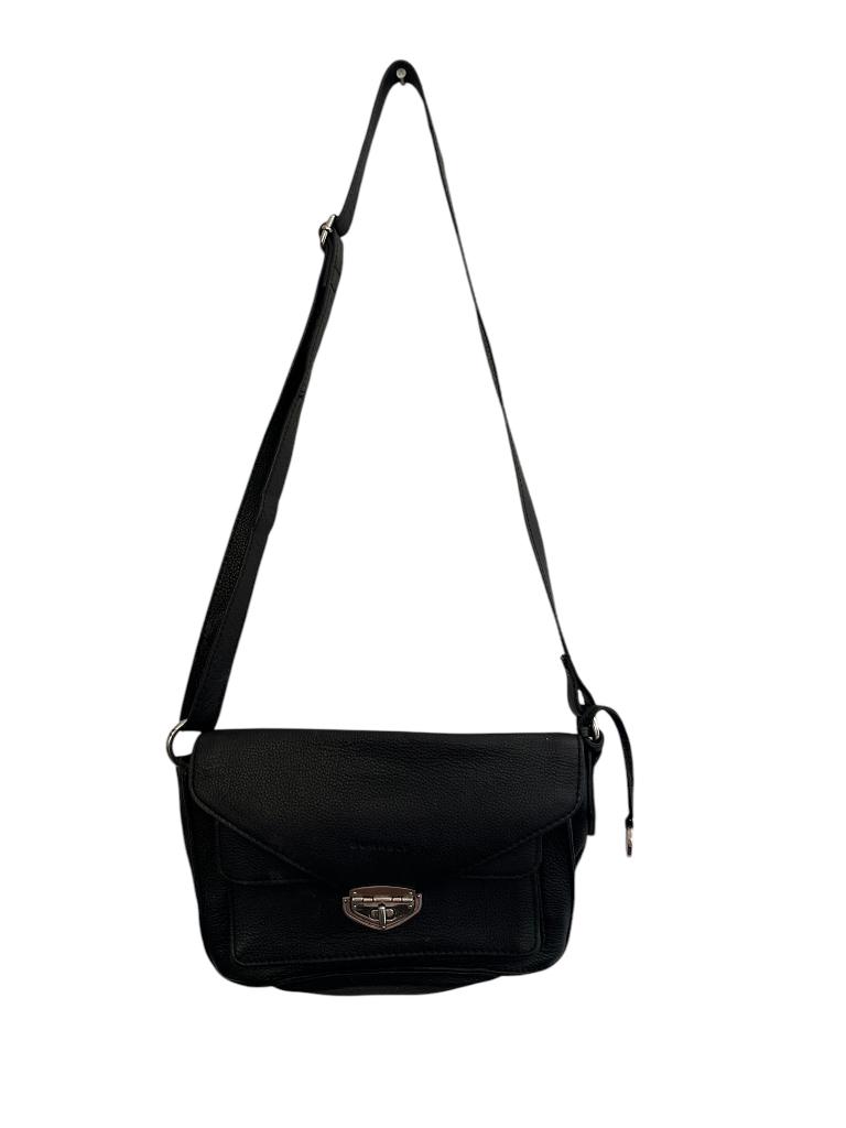 Burkely schoudertas, Zwart, Ophalen of Verzenden, Leer