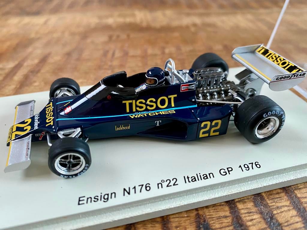 Jacky Ickx Ensign N176 Spark 1/43 F1 GP, Hobby en Vrije tijd, Modelauto's | 1:43, Ophalen of Verzenden, Gebruikt, Auto, Overige merken