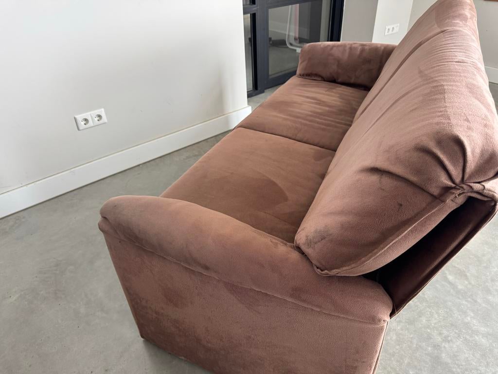 Leolux 2,5 Bora bèta bank - Bruin  stof. 180cm, Leolox jori pode, Leolux, 150 tot 200 cm, Tweepersoons