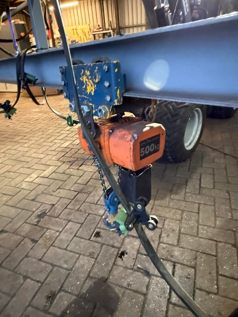 Bovenloopkraan 1 ton - Gebruikt, Ophalen