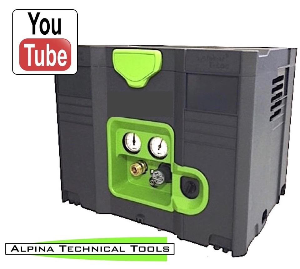 ATT SYM 150-8-6 WXOF systainer (festool)compressor., 10 bar of meer, Nieuw, Ophalen of Verzenden, Olievrij