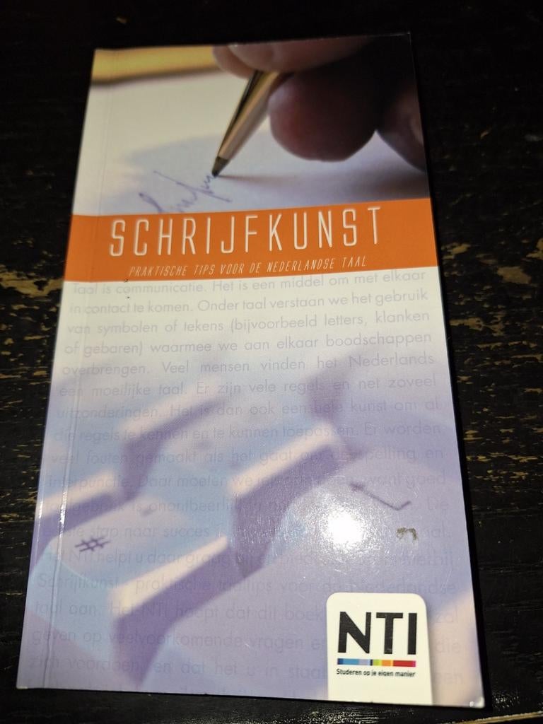 Schrijfkunst, Boeken, Ophalen of Verzenden, Alpha, Zo goed als nieuw, HBO