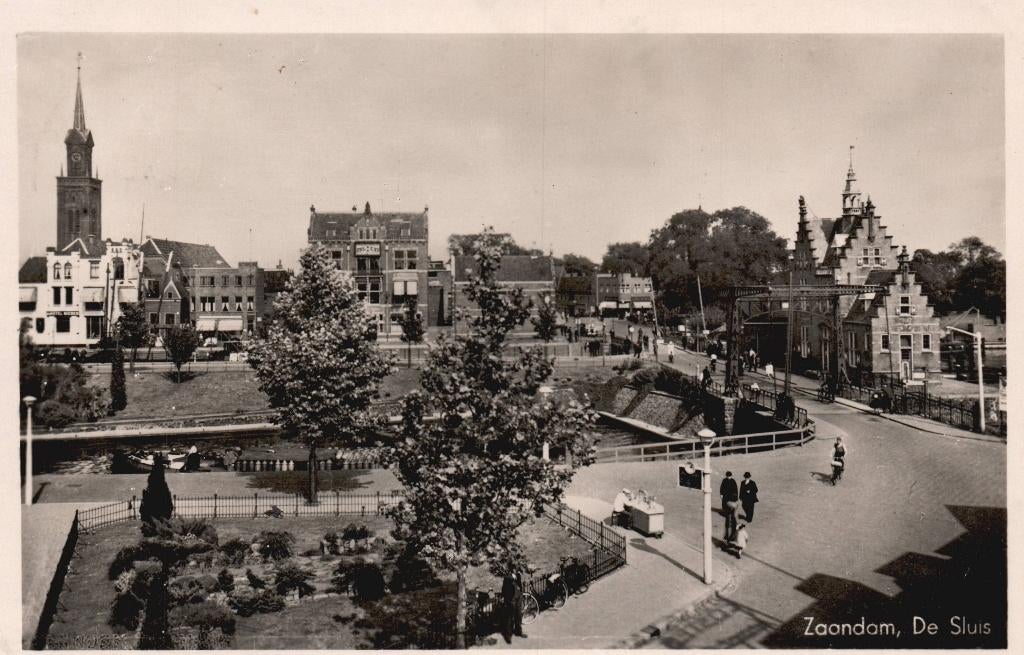 Zaandam, de Sluis (1948) 130748, Verzenden, 1940 tot 1960, Gelopen, Noord-Holland