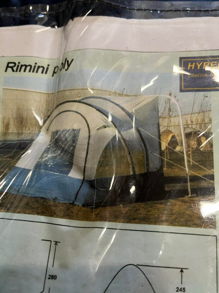 Hypercamp Rimini Poly Voortent, Caravans en Kamperen, Tenten, tot en met 6, Gebruikt, Ophalen of Verzenden