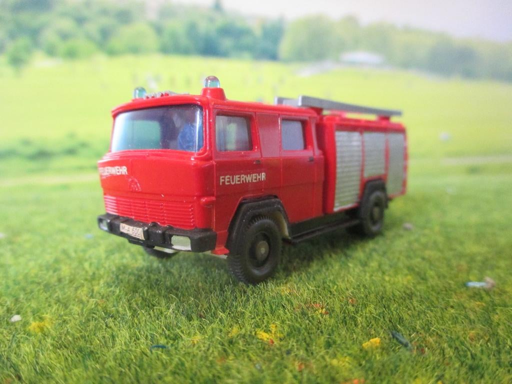 Magirus LF 16 Spuitwagen Wiking Brandweer gemodificeerd #3, Ophalen of Verzenden, Gebruikt, Bus of Vrachtwagen, Wiking