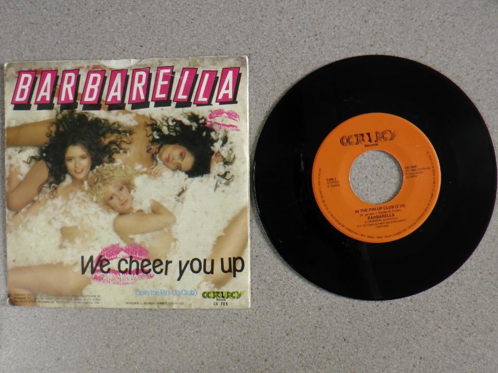 Barbarella - We cheer you up VINYL SINGLE, Gebruikt, 7 inch, Single, Ophalen of Verzenden