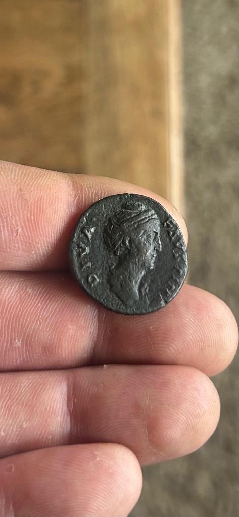 Mooie as van Diva Faustina, Ophalen of Verzenden, Italië, Losse munt