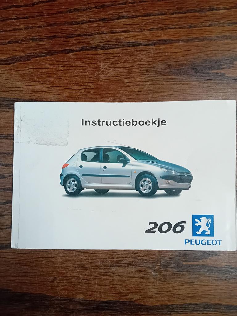 Instructieboekje Peugeot 206, Auto diversen, Handleidingen en Instructieboekjes, Ophalen of Verzenden