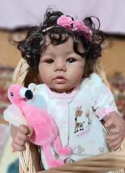 Realistische baby pop levensecht Abigail (46cm), Ophalen of Verzenden, Nieuw, Pop, Levensecht of Reborn