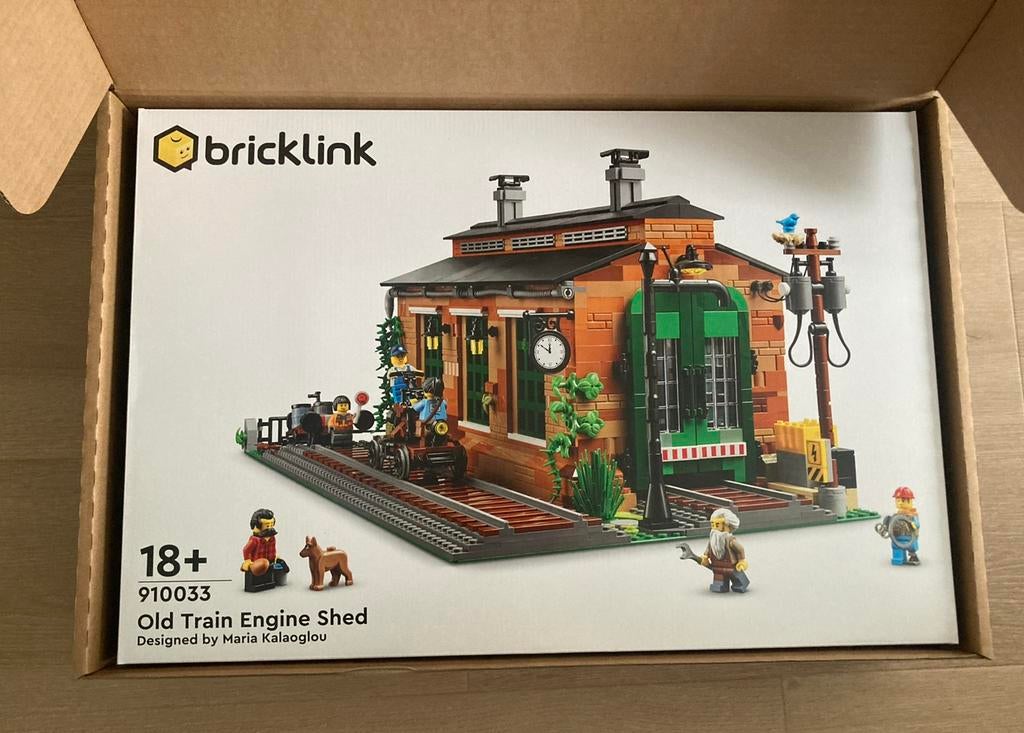 Lego 910033 Bricklink -Old Train Engine Shed, Kinderen en Baby's, Speelgoed | Bouwstenen, Nieuw, Ophalen