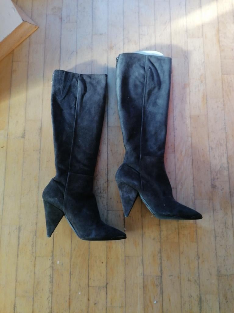 Billi Bi kinky laarzen maat 38 bruin suède leer nieuw!, Hoge laarzen, Bruin, Nieuw, Ophalen of Verzenden