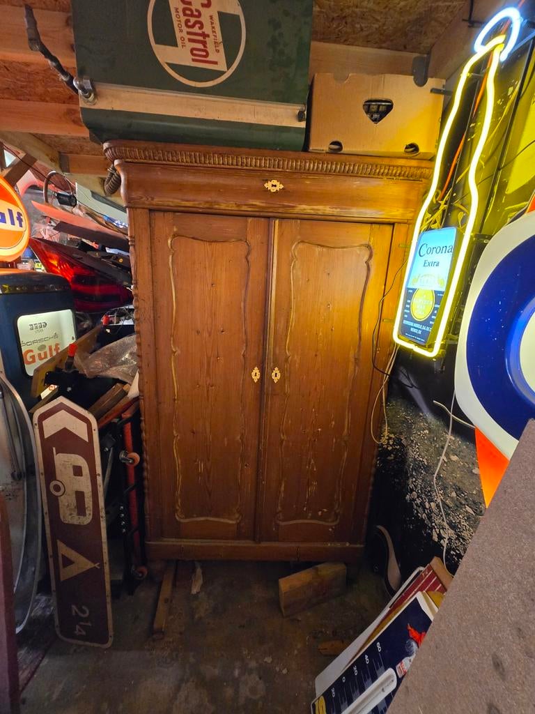 Oude Boeren meidenkast, Huis en Inrichting, Kasten | Overige, Ophalen, Gebruikt