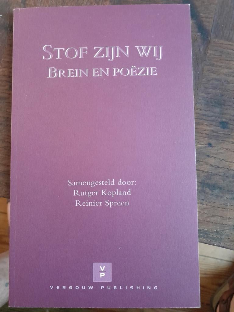 Stof zijn wij Brein en Poëzie Gesigneerd, Ophalen of Verzenden