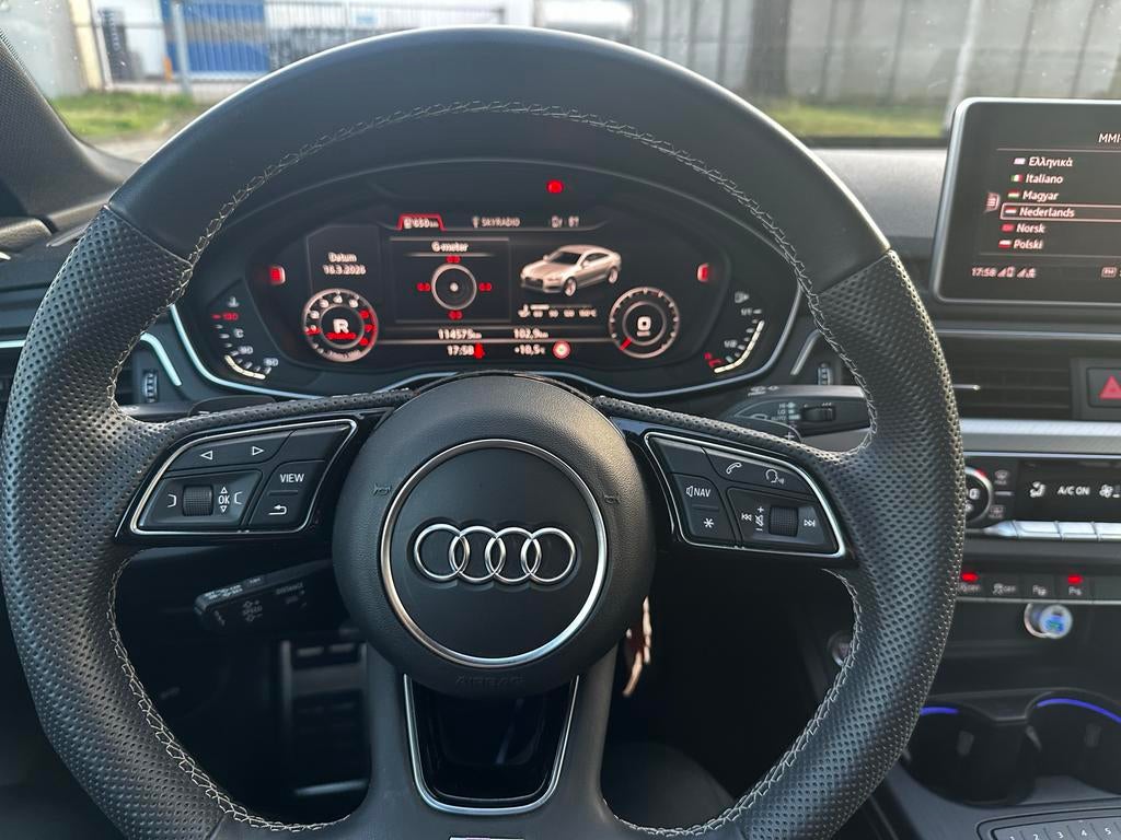 Audi A5 40 Tfsi 190pk S-line 2019!Virtual!Matrix!Full optie!, Auto's, Audi, 1984 cc, Zwart, 1500 kg, 750 kg