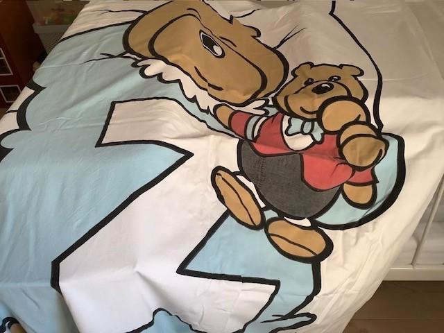 dekbed Bob de Beer, Verzamelen, Beren en Cherished Teddies, Ophalen of Verzenden, Zo goed als nieuw, Stoffen beer, Overige merken