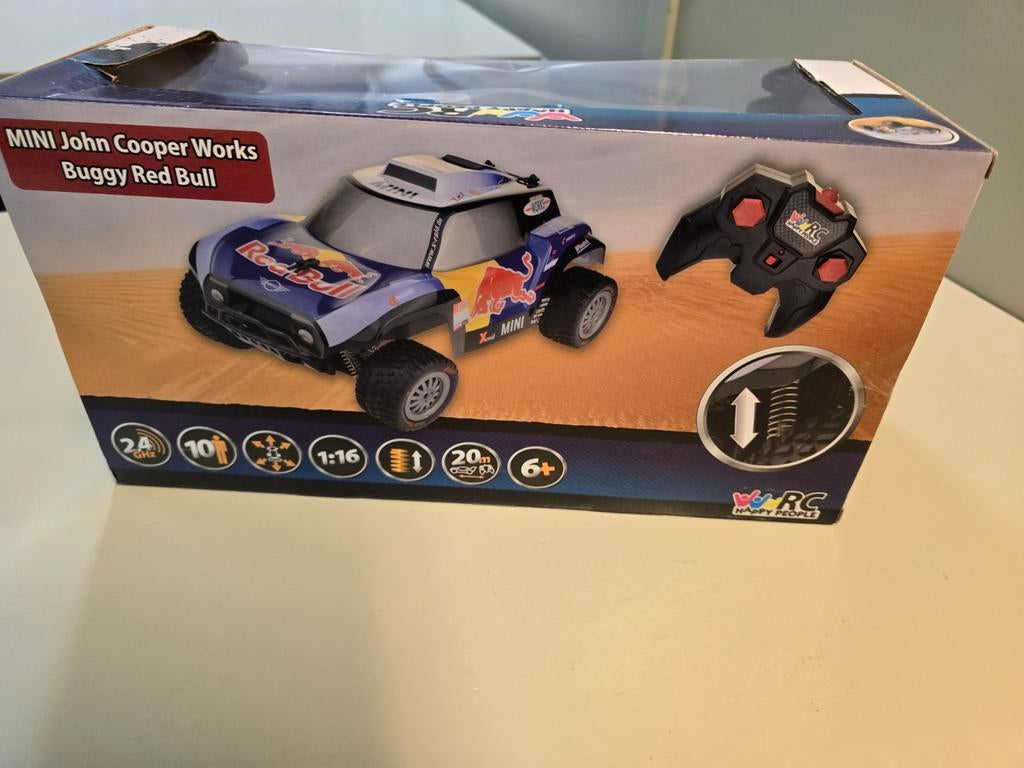 MINI John Cooper Works Buggy Red Bull RC auto, Ophalen of Verzenden