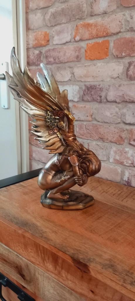 Steampunk:Grote 33cm Engel Beeld♥️SALE VERKOOP♥️, Verzamelen, Beelden en Beeldjes, Ophalen of Verzenden, Nieuw, Overige typen