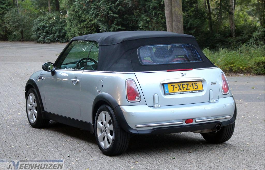 MINI Cabrio 1.6 One Pepper | 2004 | Airco | Stoelverwarming, Gebruikt, 4 cilinders, Cabriolet, 4 stoelen