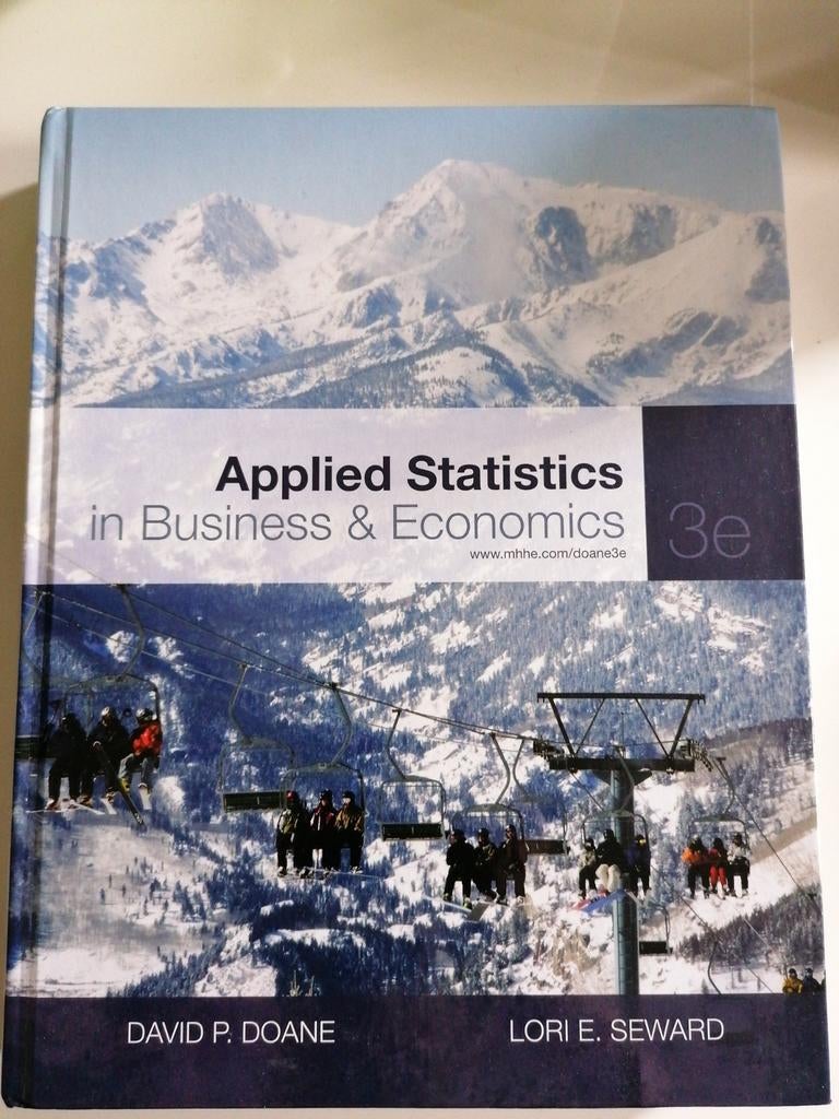Applied Statistics in Business & Economics 3e, Ophalen of Verzenden