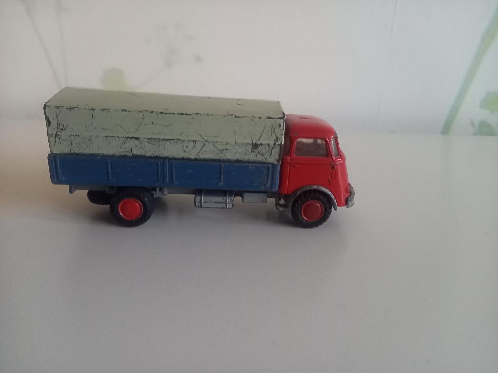 Daf frontstuur bakwagen met huif, Ophalen of Verzenden, Gebruikt, Bus of Vrachtwagen, Lion Toys
