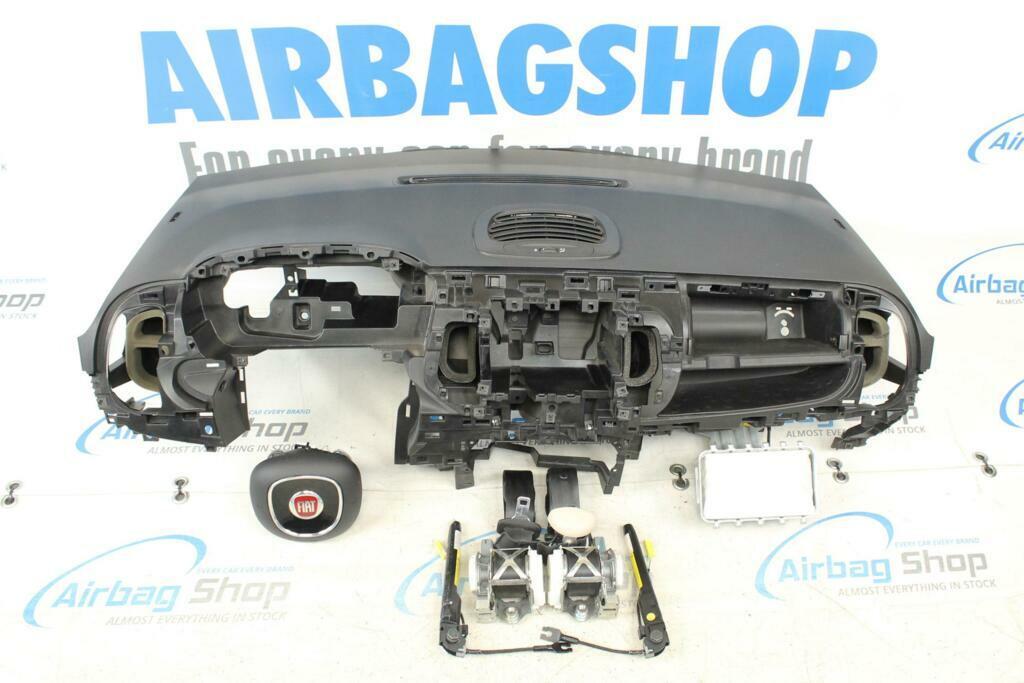 Airbag set - Dashboard zwart Fiat 500L (2012-heden), Gebruikt, Ophalen of Verzenden
