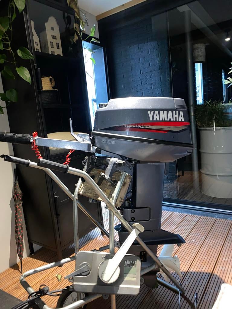 Yamaha 25 pk Autolube buitenboordmotor, goed onderhouden, Ophalen, 10 tot 30 pk, Gebruikt, Met afstandsbediening