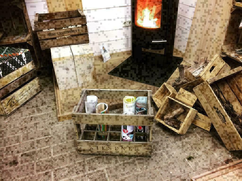 Oude houten flessen kisten , lectuurbak , veilingkisten., Ophalen of Verzenden