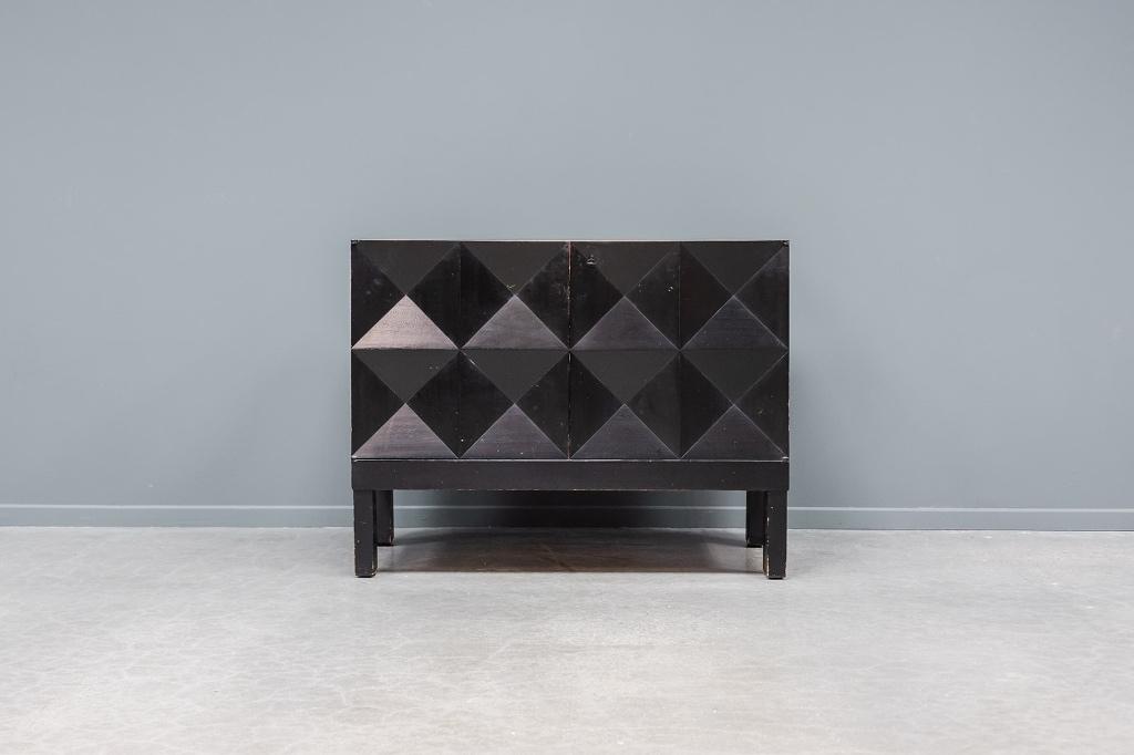 Brutalist 70’s bar/cabinet, Ophalen of Verzenden, Zo goed als nieuw, 25 tot 50 cm, 50 tot 100 cm