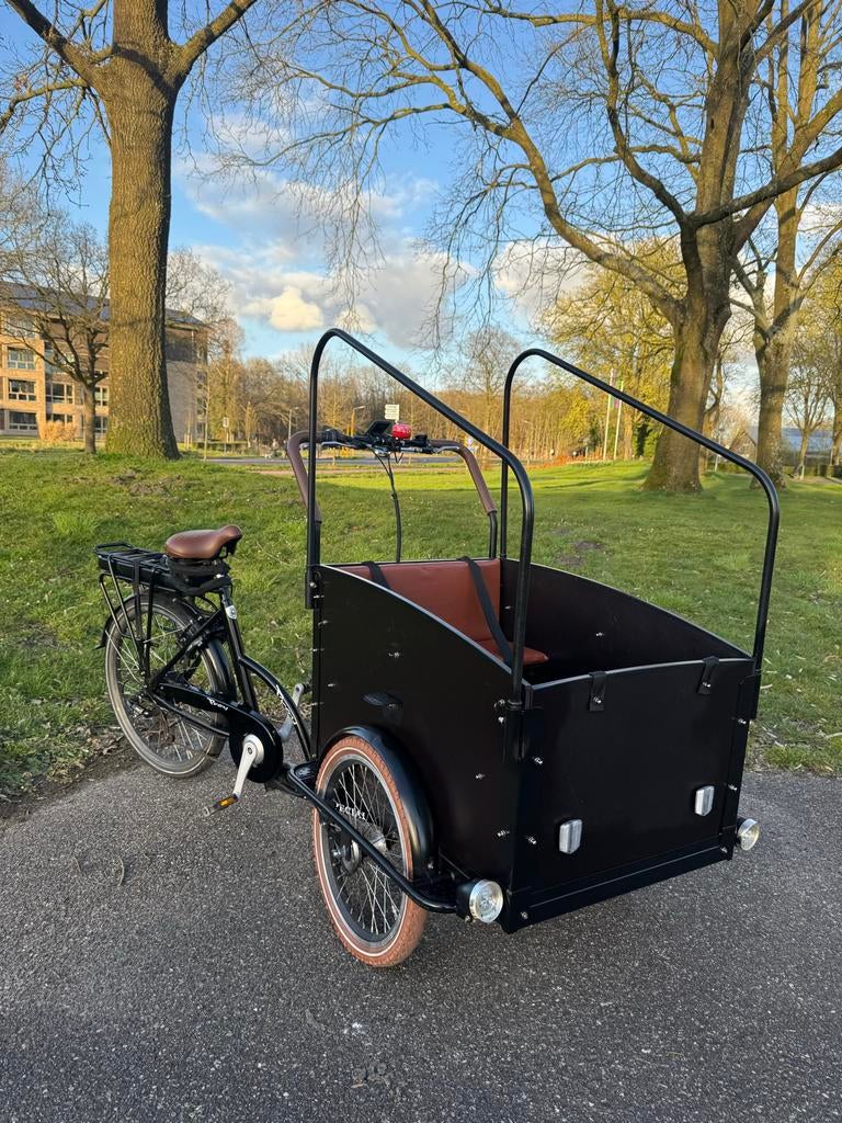 Elektrische Troy Bakfiets, 4 kinderen of meer, Gebruikt, Elektrisch, Ophalen