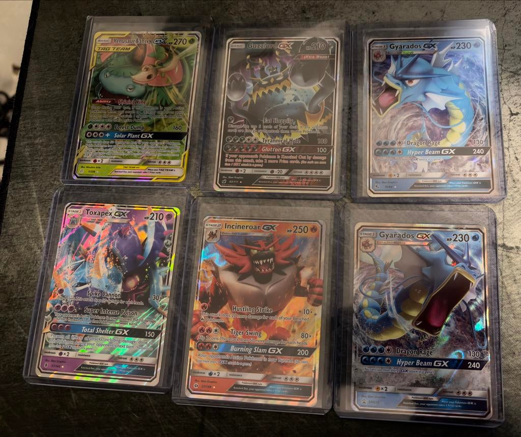Pokémon GX & EX Kaarten, Ophalen of Verzenden, Gebruikt, Meerdere kaarten, Foil
