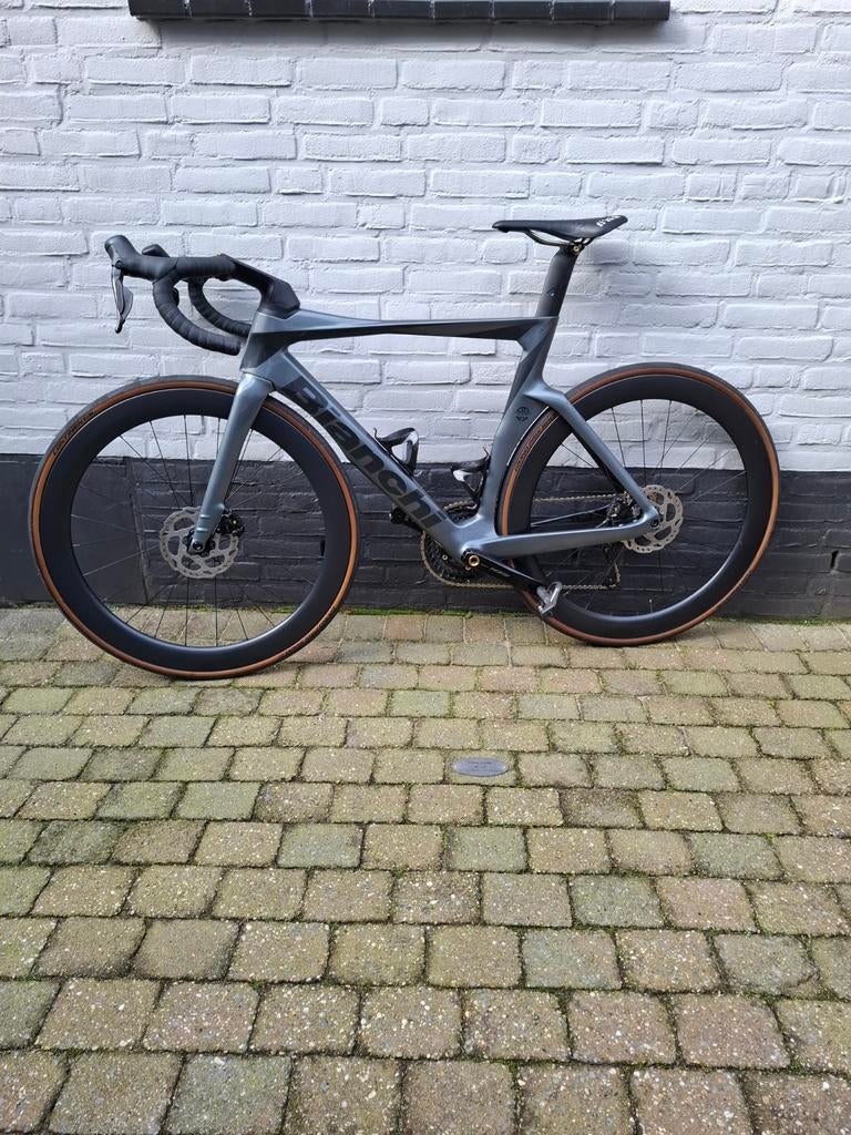 Te koop, Bianchi Oltre Comp  Gun Metal, 53 tot 57 cm, Ophalen of Verzenden, Meer dan 20 versnellingen, Overige merken