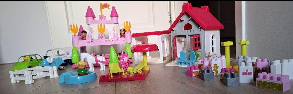 Kasteel/huis bouwstenen, Kinderen en Baby's, Speelgoed | Bouwstenen, Ophalen of Verzenden, Gebruikt