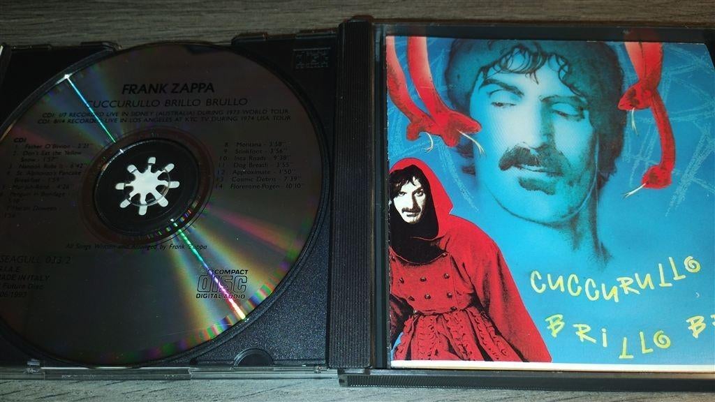 Frank Zappa - Cuccurullo Brillo Brullo [Onofficieel], Ophalen of Verzenden, Zo goed als nieuw