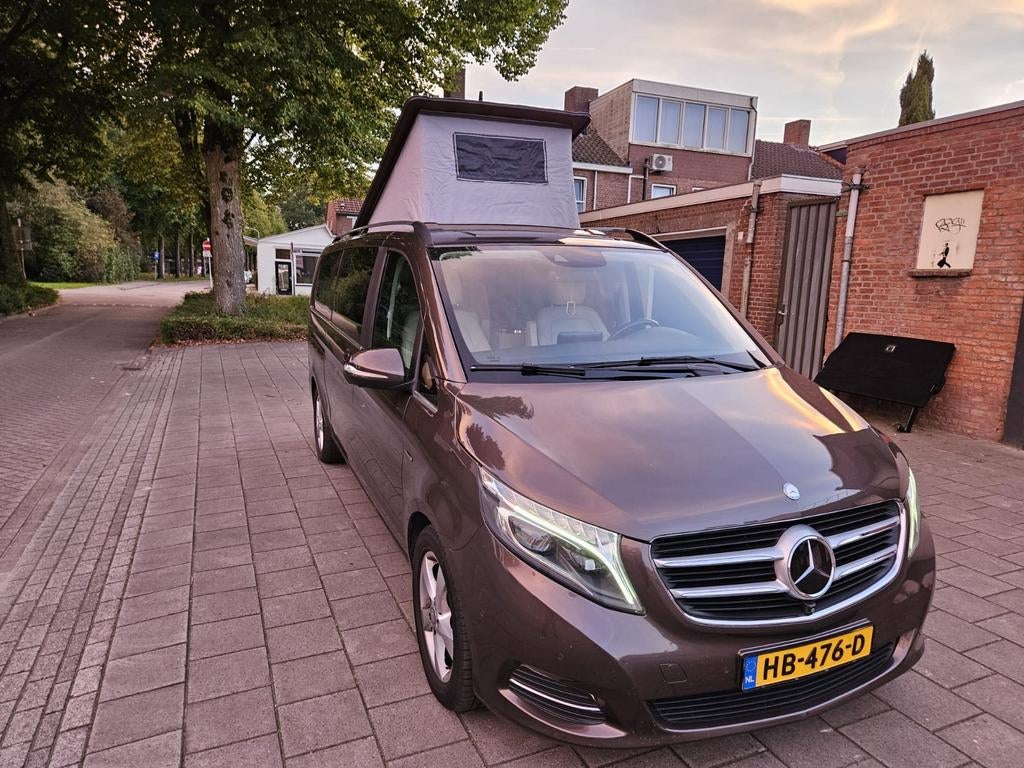 Mercedes-Benz V-Klasse met hefdak - Luxe Camper, Automaat, Buscamper of Camperbus, Verwarmde buitenspiegels, Mercedes-Benz