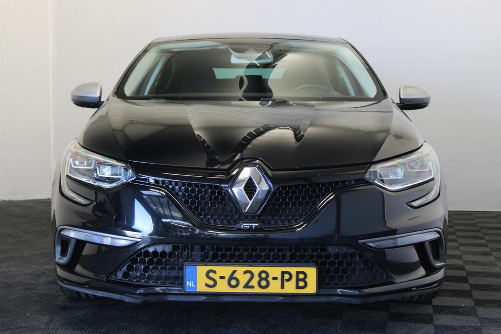 Renault Mégane 1.6 TCe GT |Stoelverw.|Navi| *Pasen Geopend!, Auto's, 4 cilinders, 1650 kg, Zwart, Hatchback
