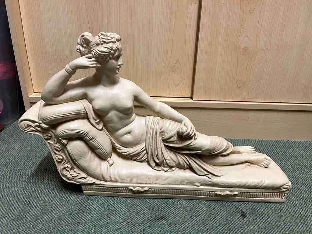 Beeld Venus Victrix/Pauline Bonaparte Borghese 50x30x12, Antiek en Kunst, Ophalen, Steen of Keramiek, Beeld, 20 - 50 cm